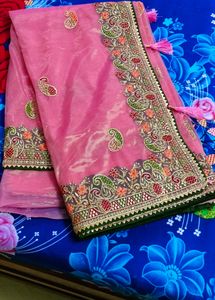 Organza Party Wear Saree