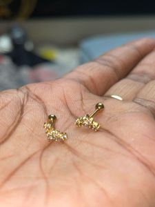 Cynthia Flower Stud Earrings (used &amp; sterlised)