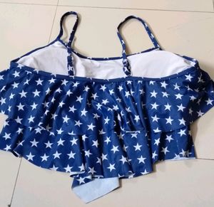 PRICE DROPP🚨starry blue padded tankini top