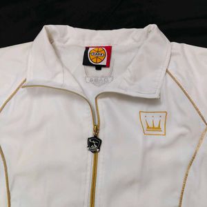 White Summer/ Basketball Type Jacket