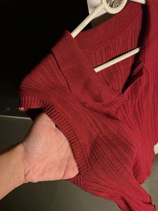 Y2k Ribbed Collared top✨