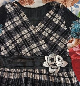 Beautiful Blue Black Dress