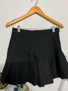 Black Pleated Skirt