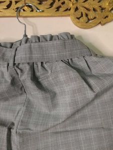 Gray Casual Pants