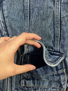New Denim Strappy Crop Top