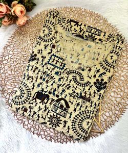 Vrindavan Tribal Print Kurti - Unique & Colorful