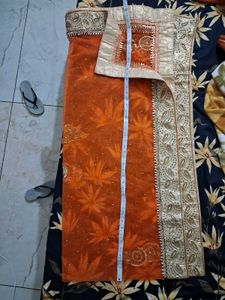 Elegant Orange Suit Set