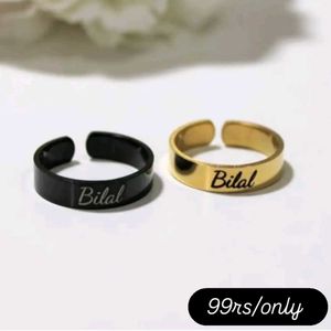 Customized Name Ring