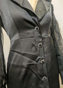 Black Collared Dress
