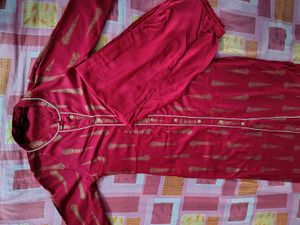 New Kurta Set Red