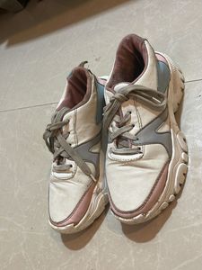 White sneakers