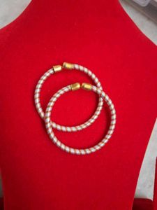 Beautiful Adjustable Silver Mix Kada
