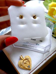 Sri Hari Heart Jewelry Set