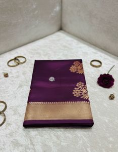 Elegant Purple Saree