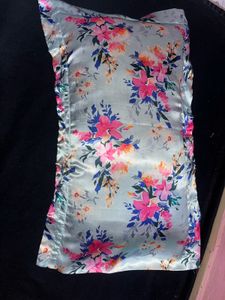 Floral satin Pillow cover pack of 2