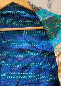 brand new Patchwork Kantha Throw/Scarf