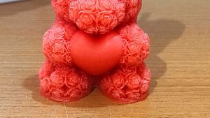 Teddy Bear Candle