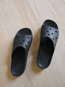 CROCS Black Slides