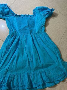 cute blue corset dress