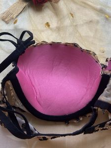 Pink By Vs Animal Printed Like New Bra