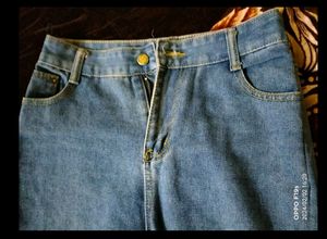 Blue Straight Fir Jeans