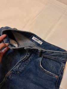 Wide Leg Denim Jeans (24 waist)