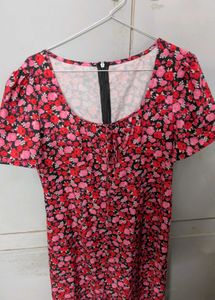 sundress Floral Print Dress