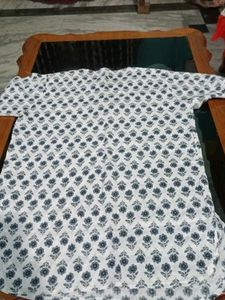 Floral Print Cotton Kurti