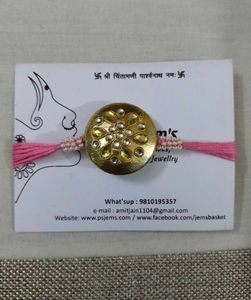 Kundan Rakhi For Rakshabandhan Festival