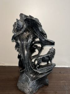 Lion Head Sculpture Showpiece