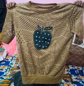 Casual Brown Everyday Wear Top