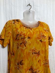 Yellow Short Sleeve Top
