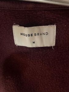 Maroon Zip-Up Hoodie