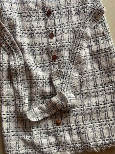 Korean tweed dress with tag