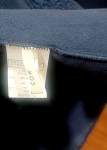 Silver Toned Front Zipper Jacket