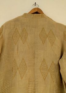 khadi jute style shirt korean branded new