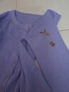 Trendy Lavender Cardigan