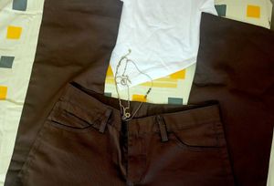 Y2k Coffee Brown Pants