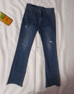 Blue Straight Fit Jean 👖 💙