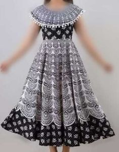 Black &amp; White Print Dress