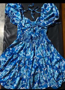 Floral Tiered Mini Dress