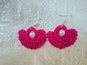 Crochet Flower Earrings