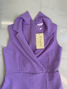 Chic Lavender Skort Dress