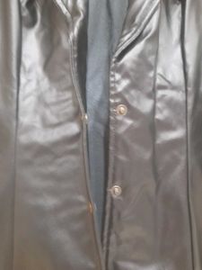 Black Blazer Leather Jacket