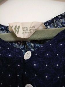 H&amp;M Blue print PlaySuit