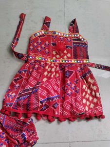 Multicolour Kurta Pant Set For Baby Girl