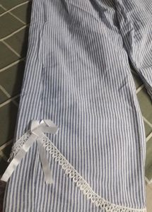 Striped Wide-Leg Pants