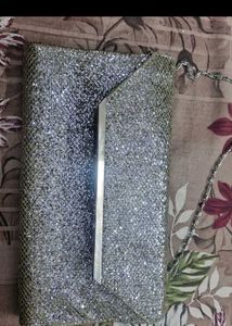 Silver clutch