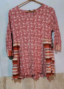 Floral Print Kurta