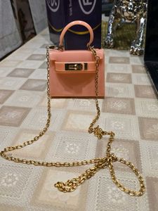 Mini Pink Jelly Purse